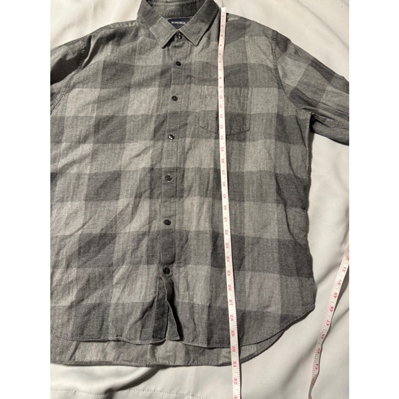 Men's Bonobos Gray Plaid Button-Down Shirt Size XXL - Picture 5 of 5
